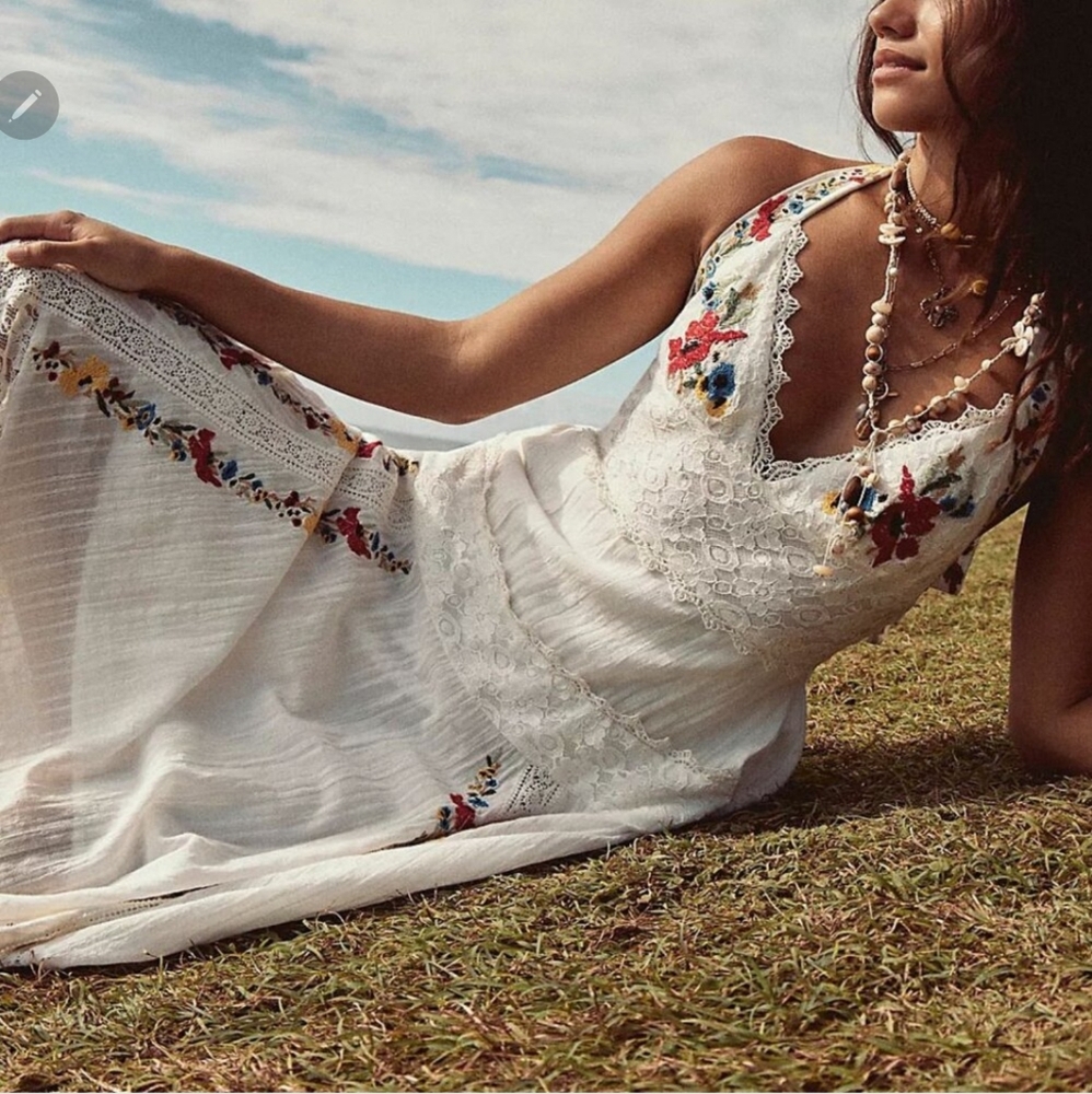 **ONLY 1 XL Left**Free People Keila Midi Dress